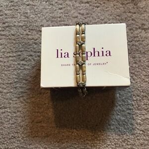 Lia Sophia bracelet and earrings